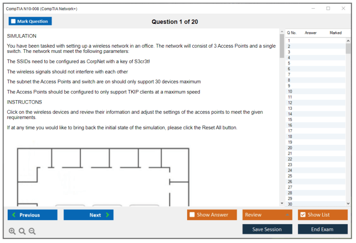 Network + practice questions n10-008