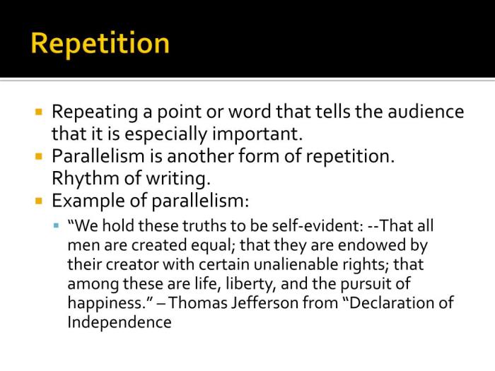 Repetition in to kill a mockingbird