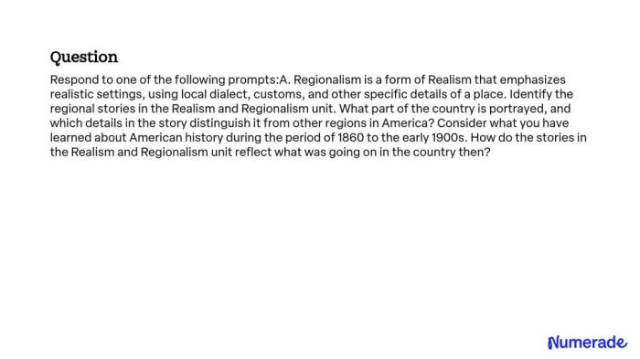 Regionalism realism naturalism